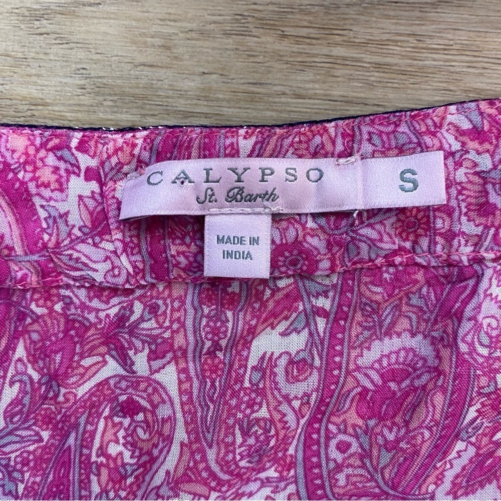 Calypso St.Barth | Yavia | Embellished Paisley Tunic Resort Resortwear Luxury - Picture 8 of 11